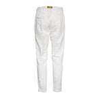 Pantaloni Lunghi In Tela Panaché Con Coulisse