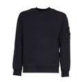 Cotton Diagonal Fleece Crewneck Lens Sweatshirt