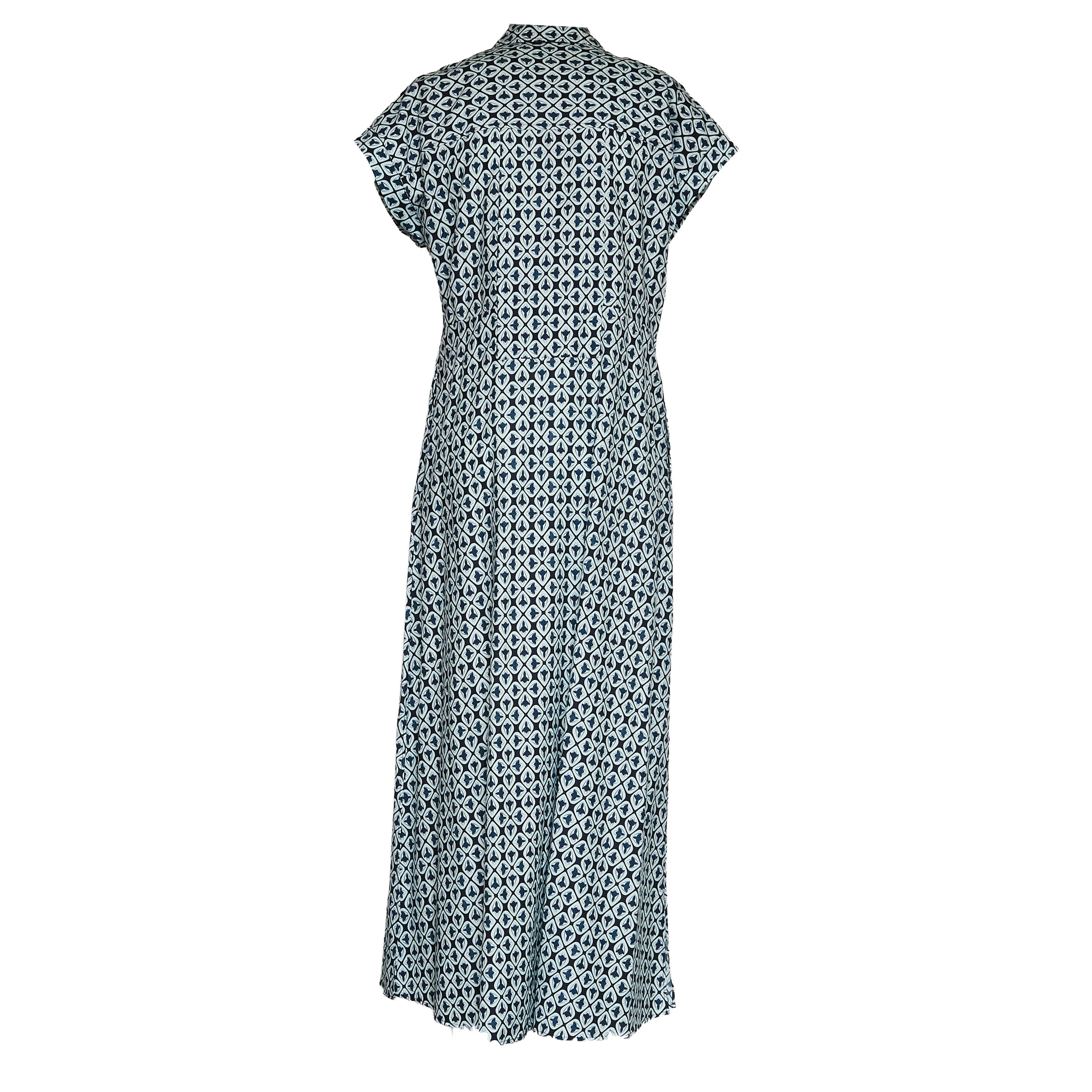 Cotton Viscose Chemisier Dress