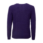 Cable-Knit Crewneck Pullover In Wool, Cashmere