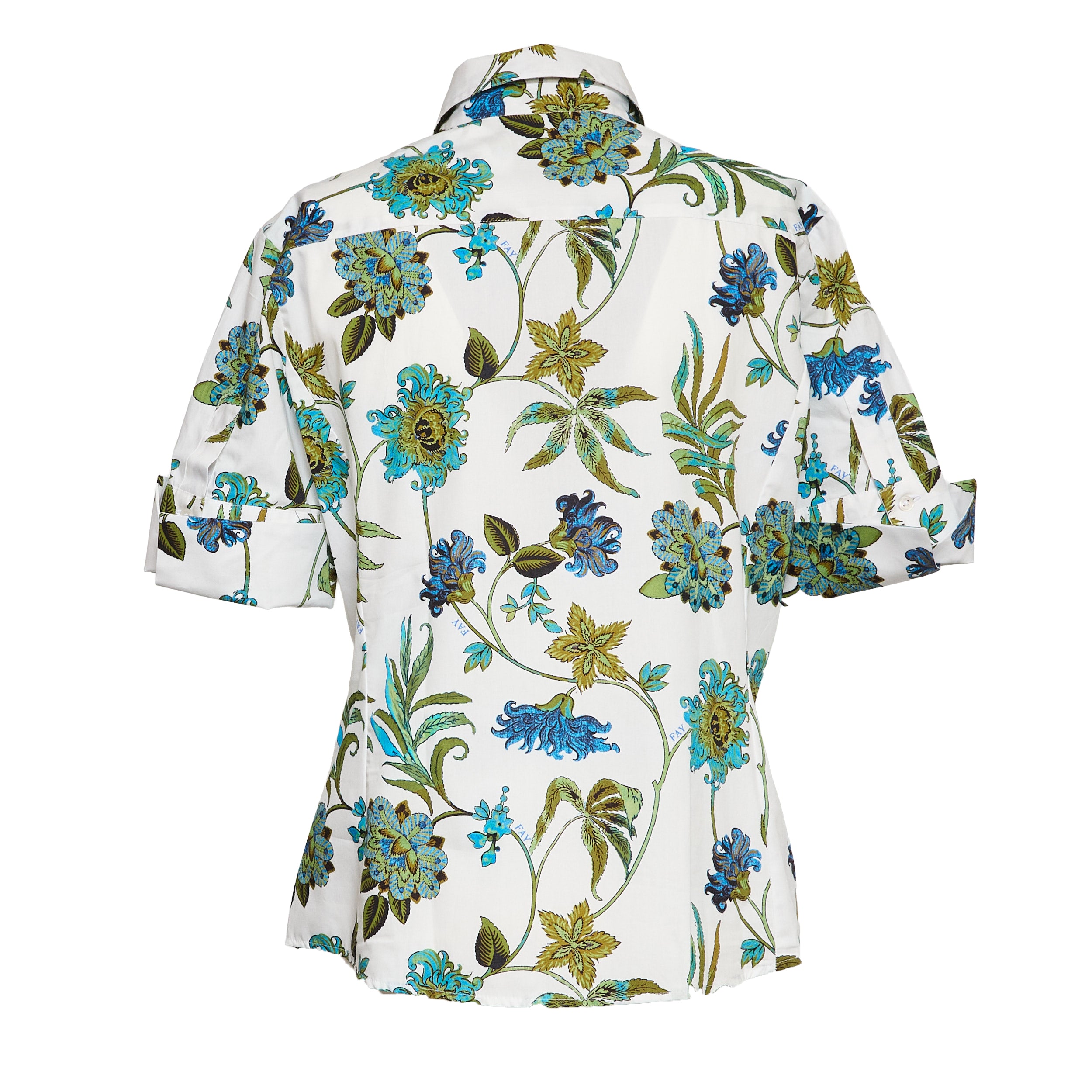 Camicia In Popeline Con Stampa Fiori Fay