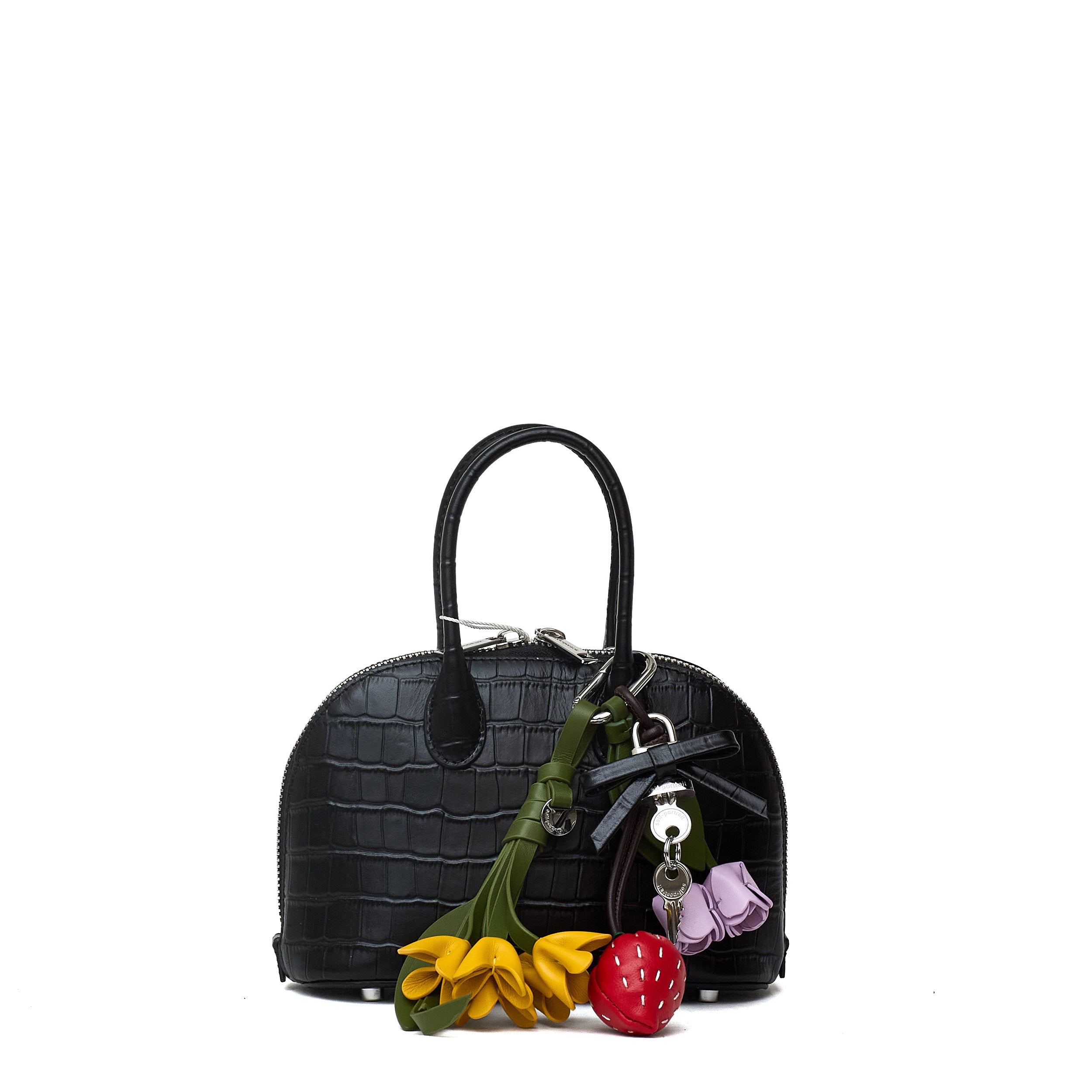 Croc Leather Toast Mini Bag