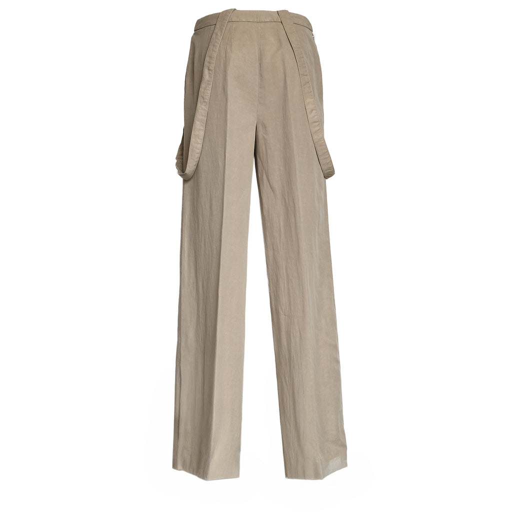 Pantaloni Tecla Wide Leg In Lino Lyocell