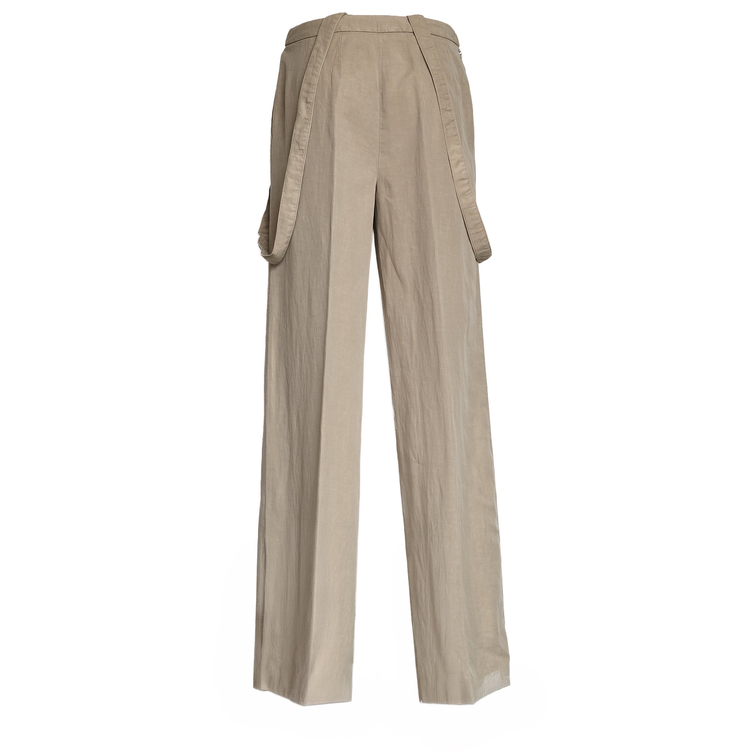 Pantaloni Tecla Wide Leg In Lino Lyocell