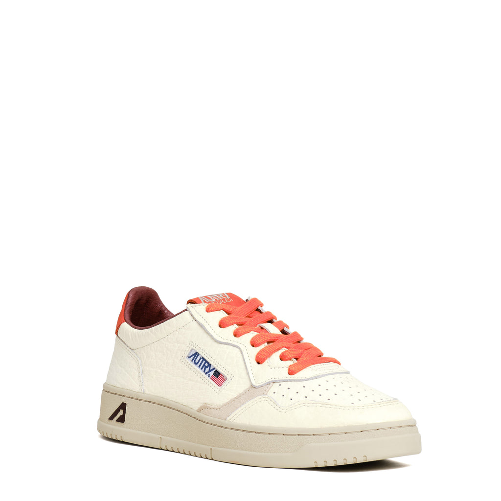 Sneakers Medalist Low In Pelle Nabuk Elephant Zucca, Sabbia