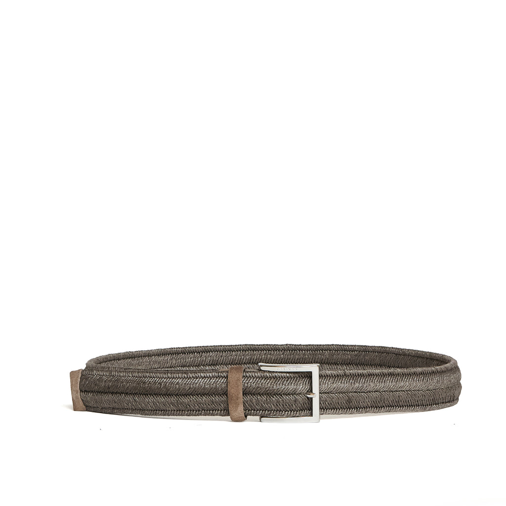 Cintura Elasticizzata Rope Elast In Lino