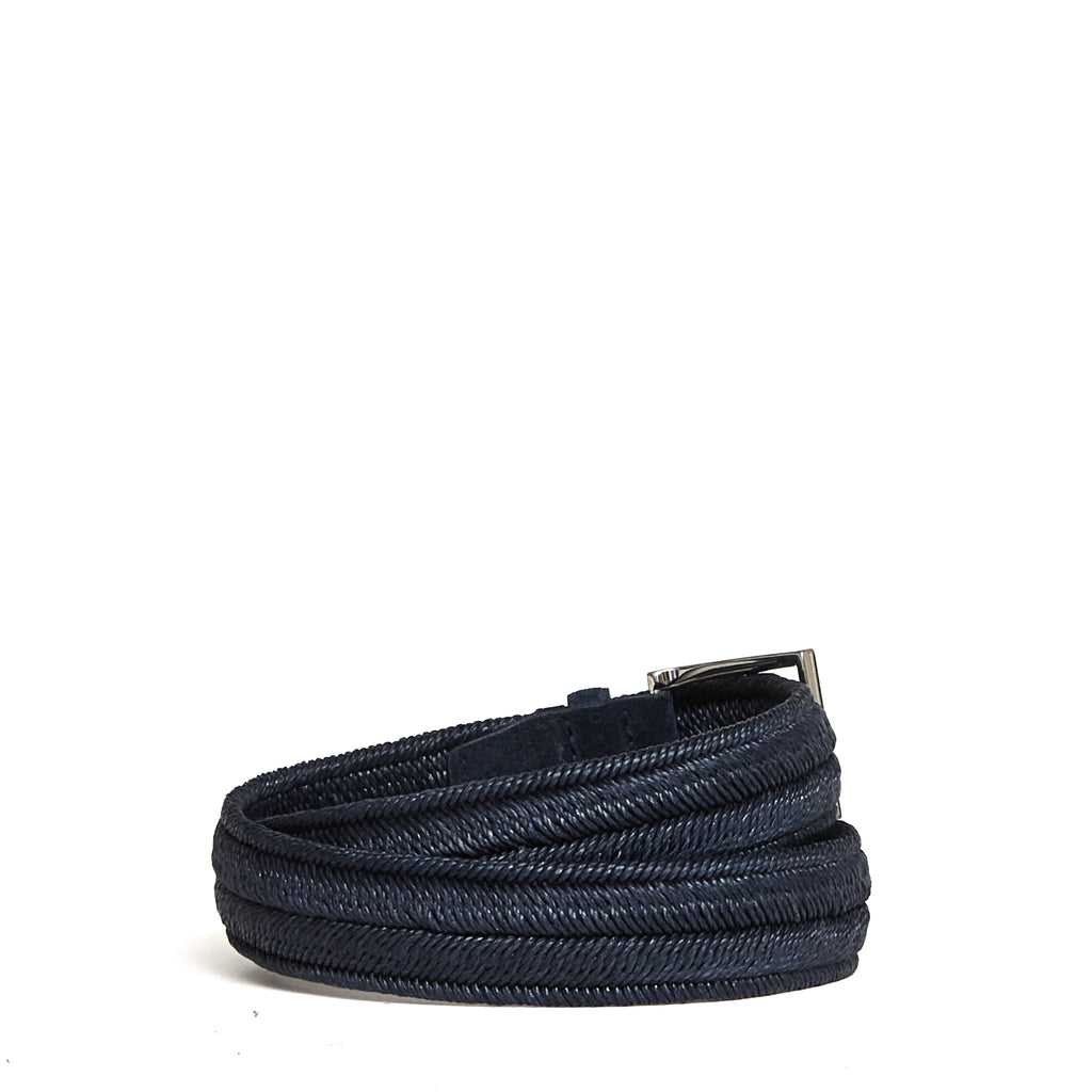 Cintura Elasticizzata Rope Elast In Lino