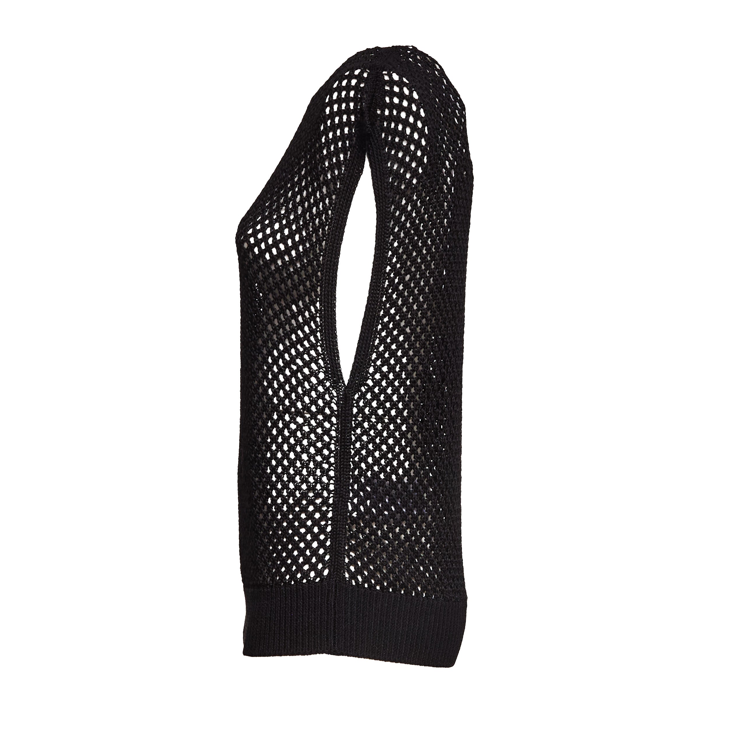 Gilet Regular In Cordonetto Traforato F.5