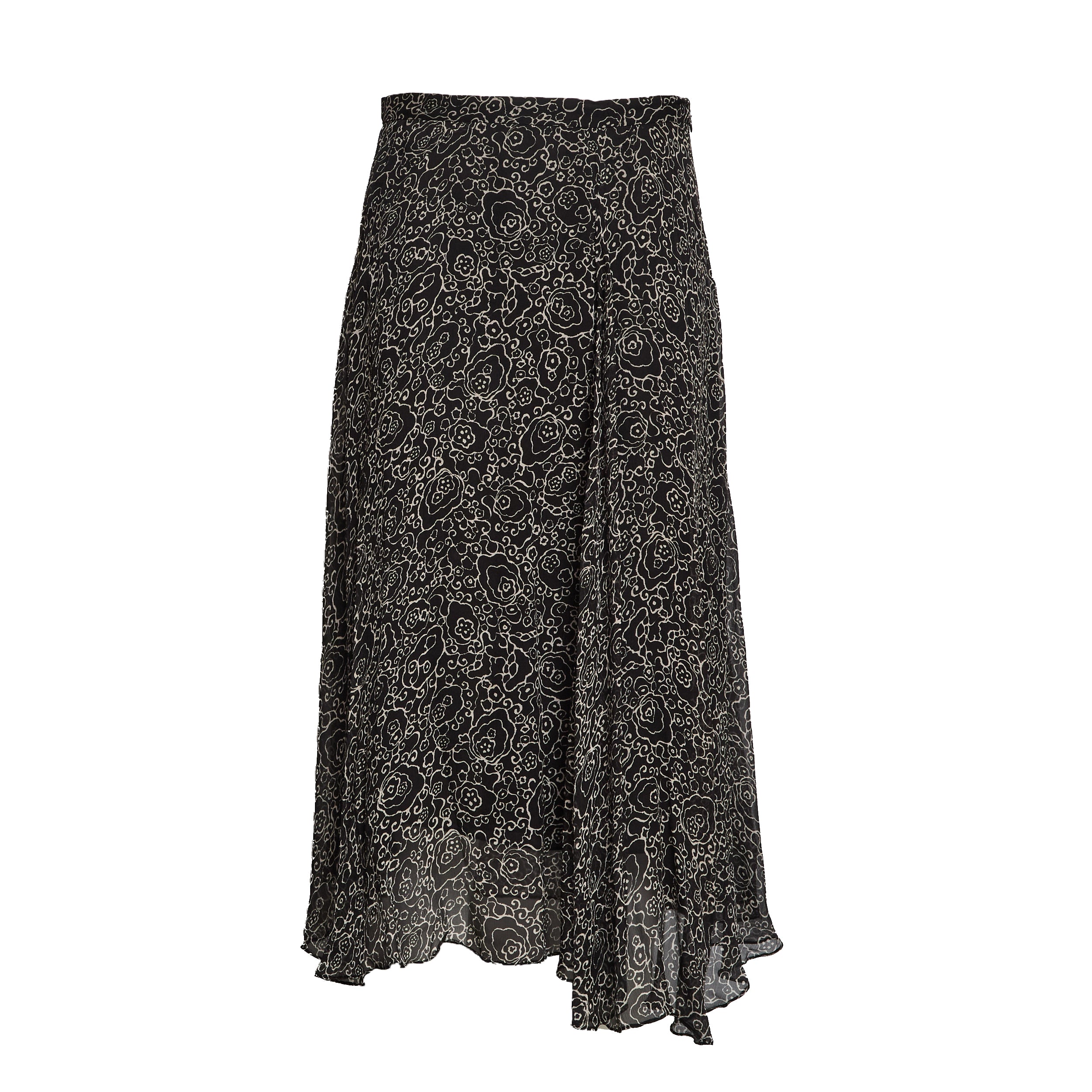 Lycia Crinkled Chiffon Skirt