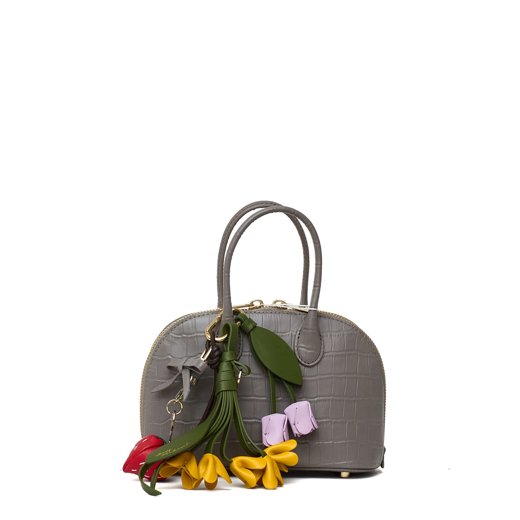 Croc Leather Toast Mini Bag