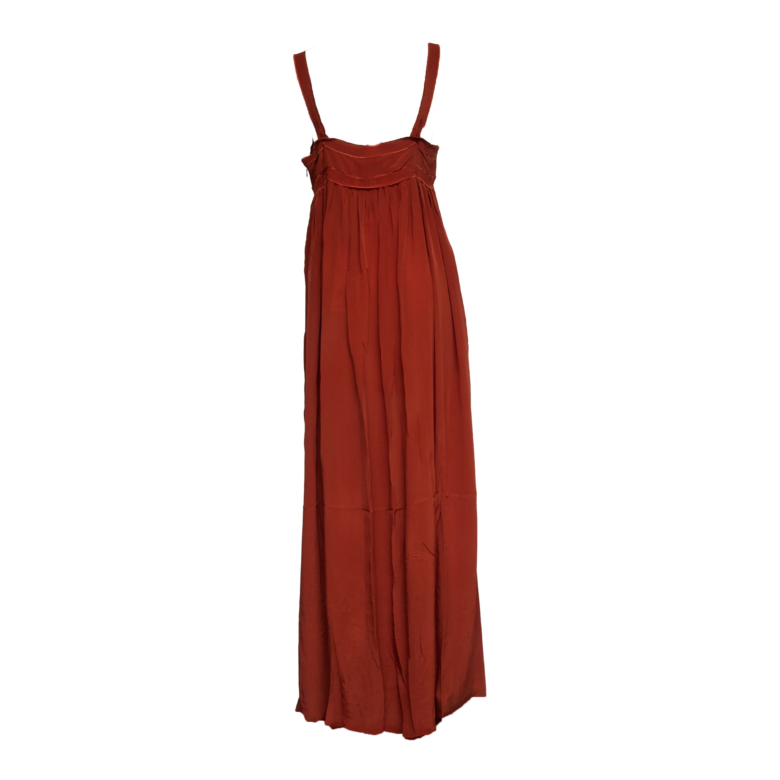 Jacobean Maxi Babydoll Dress