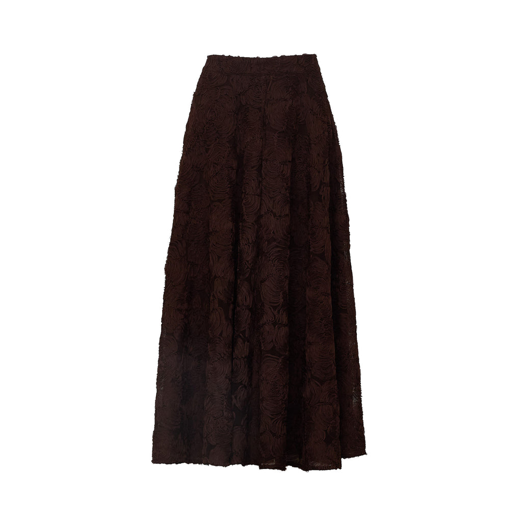 Berty Flower Mesh Sun Skirt