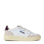 Sneakers Medalist Low In Pelle, Suede Bianco, Fig