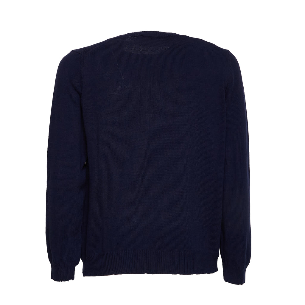 Maglia Girocollo In Cotone