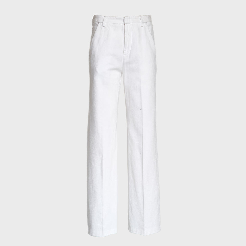 Pantaloni Reina Wide Leg In Bull Fisso 10 1/4 Oz Bluesign