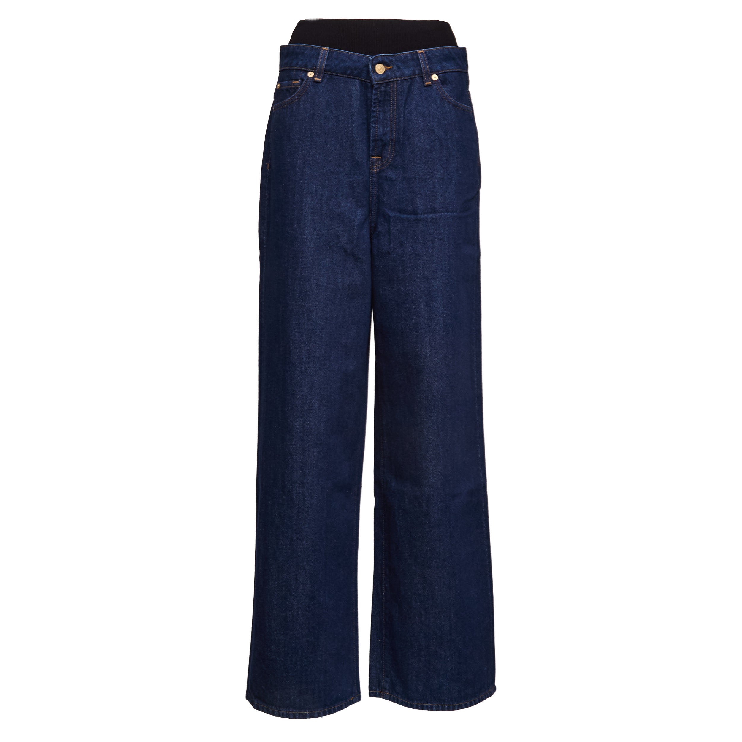 Jeans Marie Wide Leg Nightscape With Studs