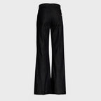Jeans Amber Cinque Tasche Wide Leg In Denim Seta 7 Oz