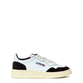 Sneakers Medalist Low In Pelle Soft, Suede Bianco, Mogano