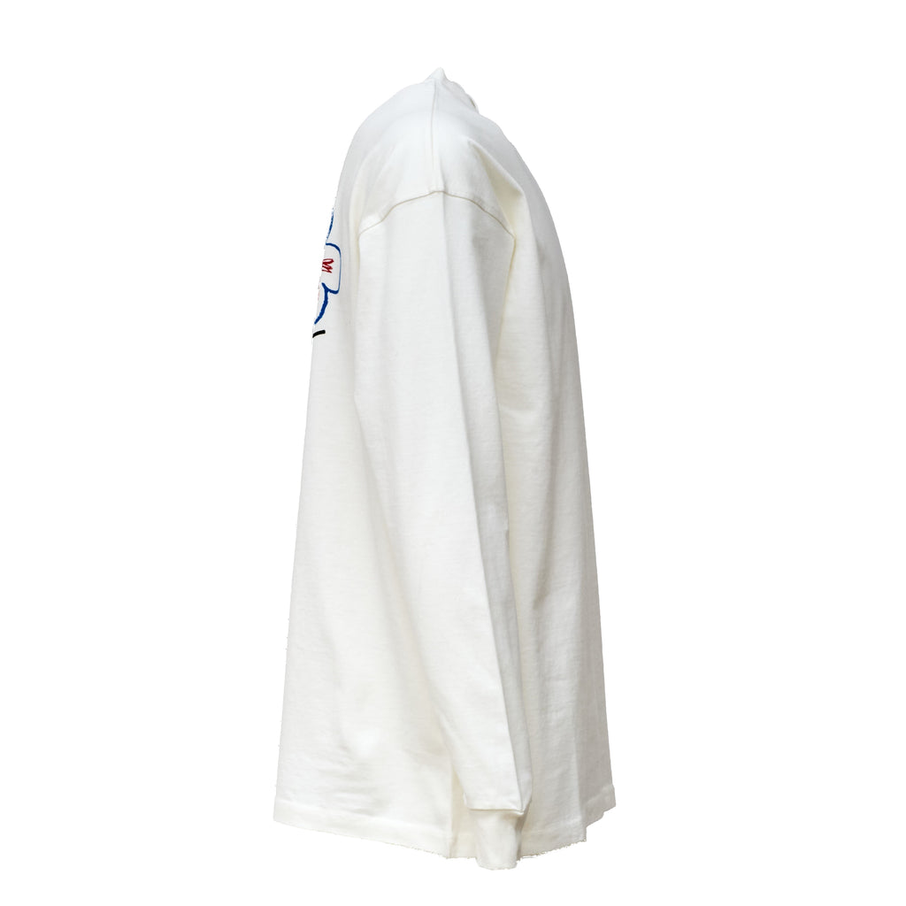 Esquisse Slogan Long Sleeve T-shirt