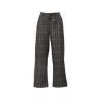 Pantaloni Lunghi Vischio In Flanella Pura Lana