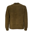 Chenille Cotton Polo Sweater