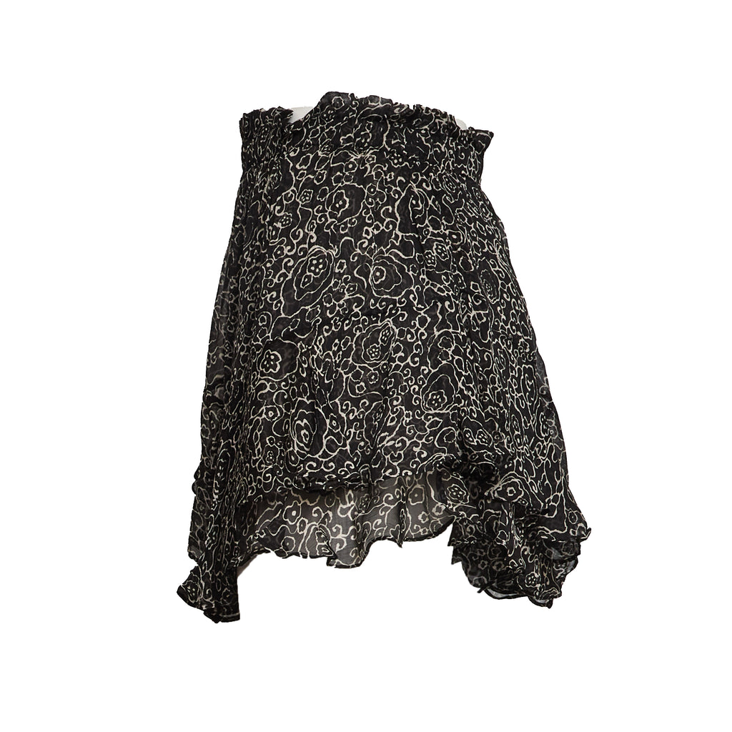 Sornel Crinkled Chiffon Shorts