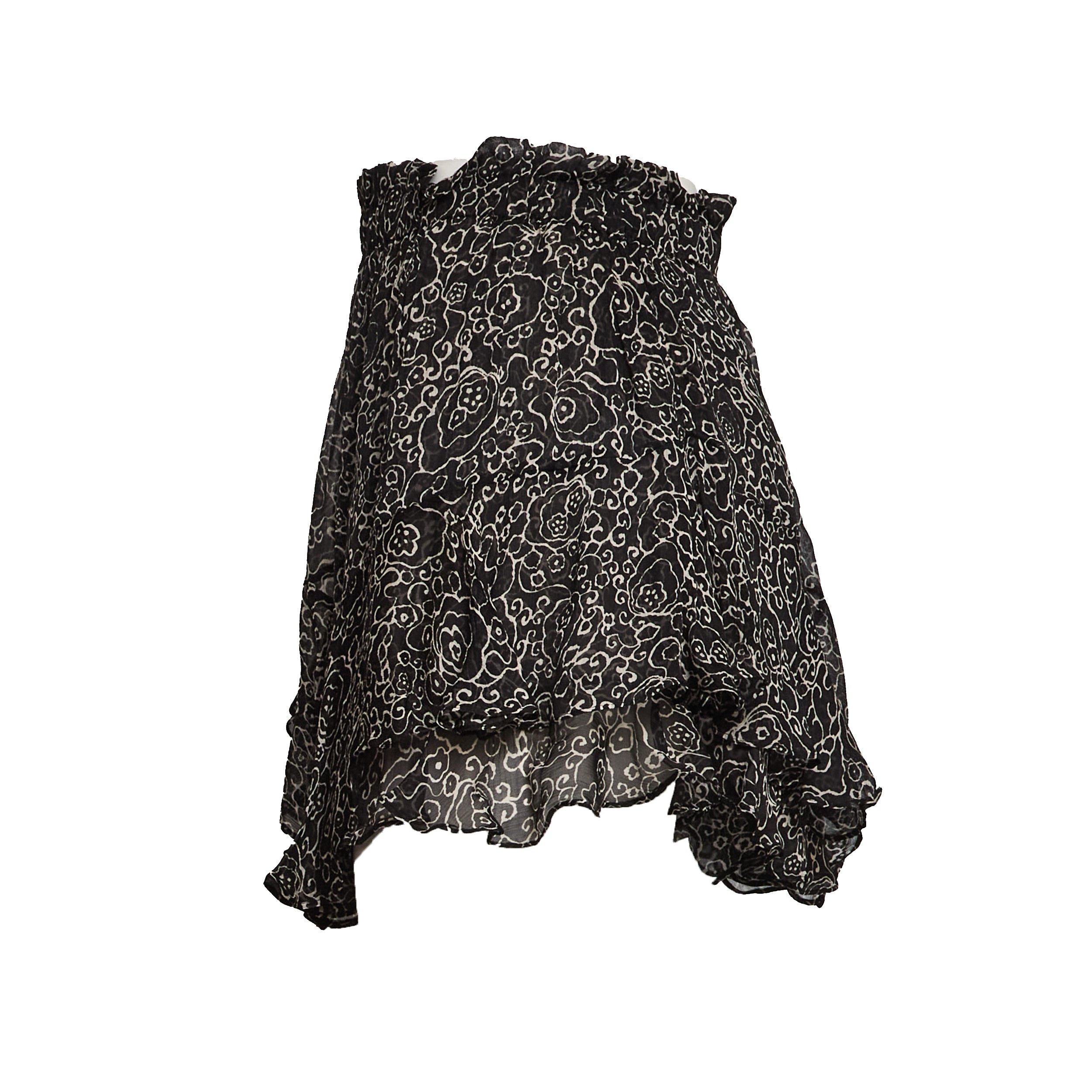 Sornel Crinkled Chiffon Shorts