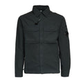 Organic Gabardine Zipped Lens Overshirt
