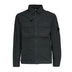 Organic Gabardine Zipped Lens Overshirt