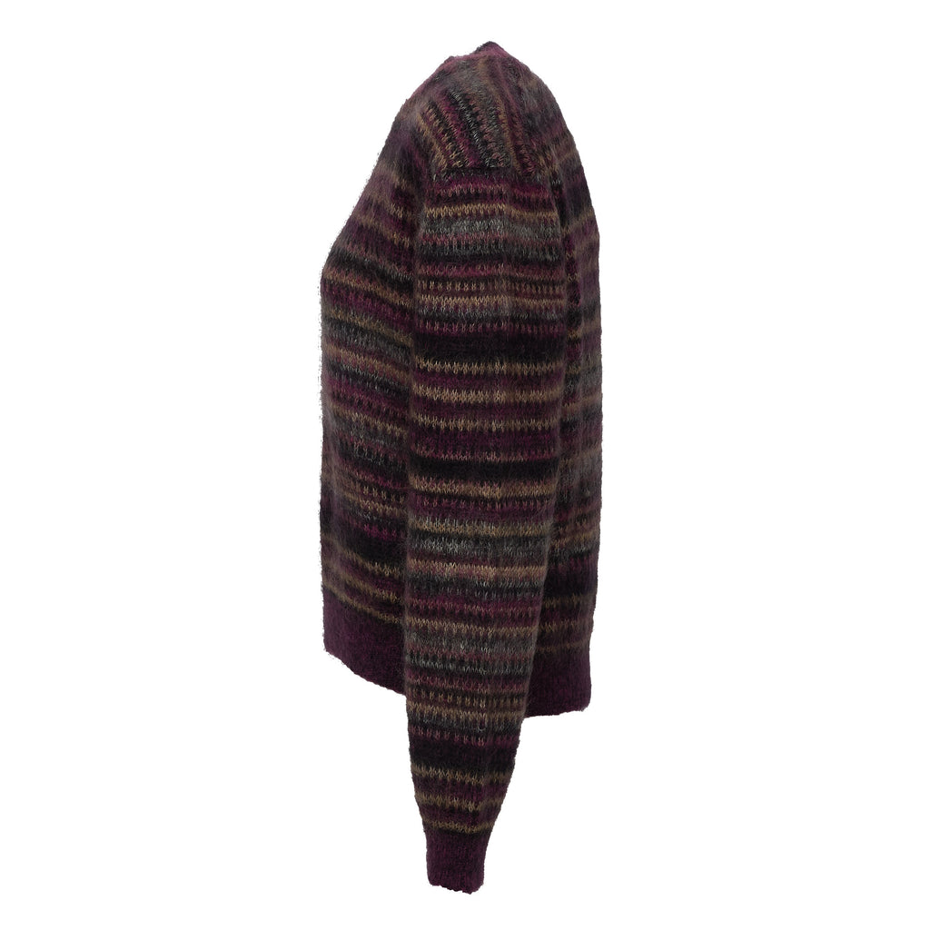 Morine Striped Brushed Pullover