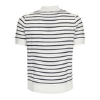 Maglia Polo A Righe Manica Corta