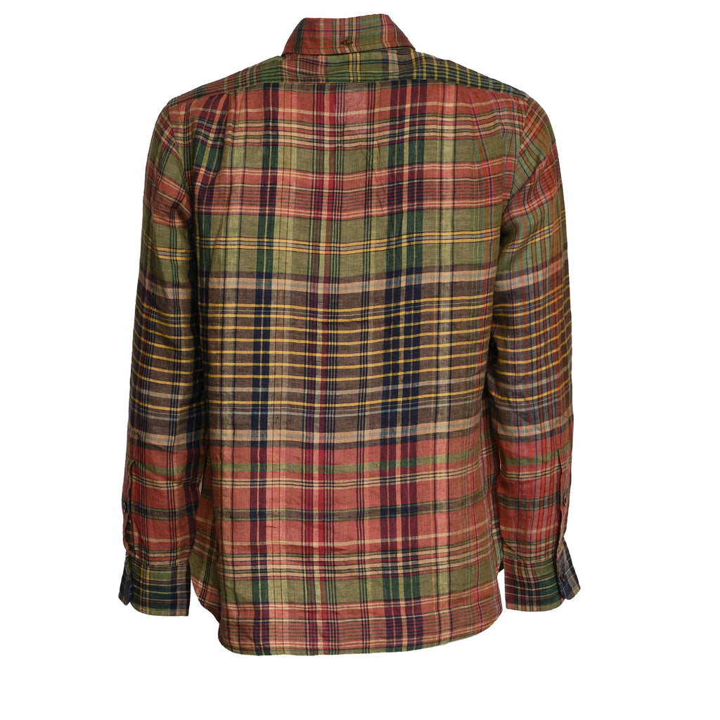 Camicia Galles In Lino Fiammato