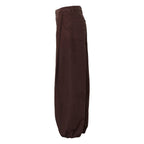 Brown Baloon Twill Pants
