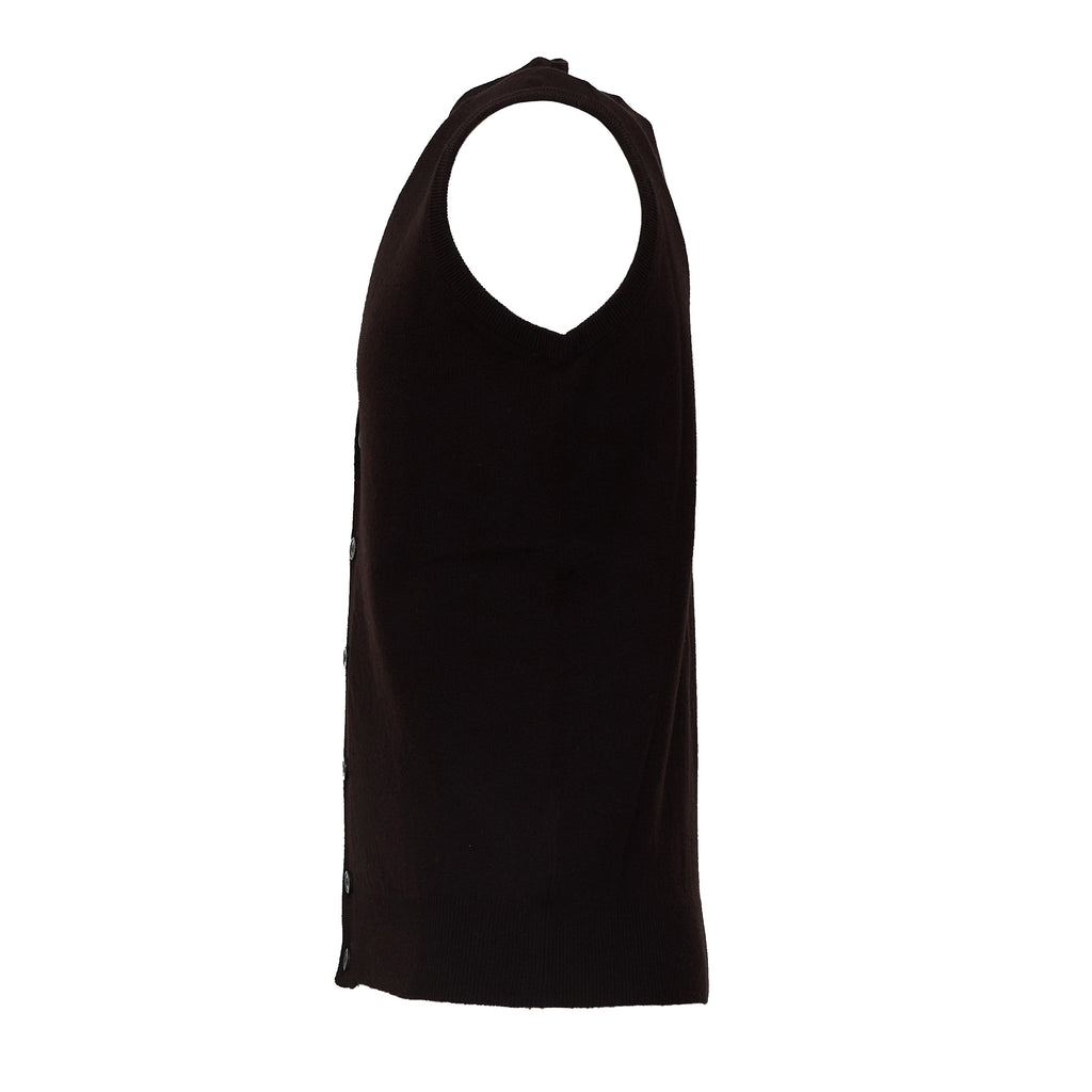 Gilet Bottoni In Lana, Cashmere