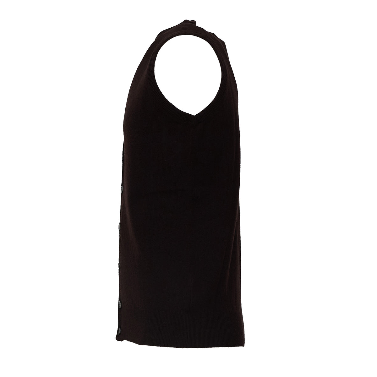 Gilet Bottoni In Lana, Cashmere