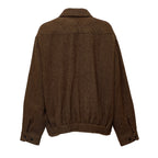 Woven Bomber Coat Wool Twill