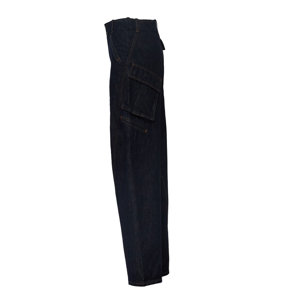 Indigo Denim Cargo Jeans