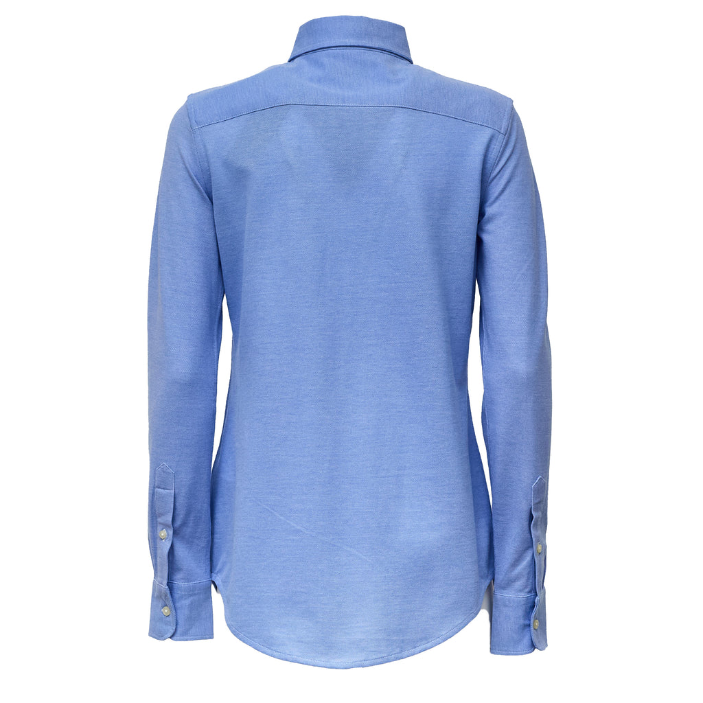Slim Fit Knit Cotton Oxford Shirt
