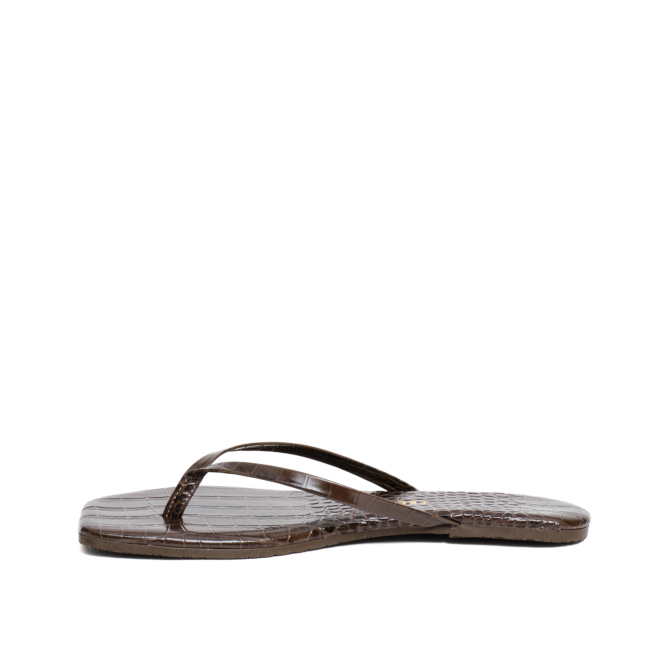 Infradito Square Toe Croc Lily