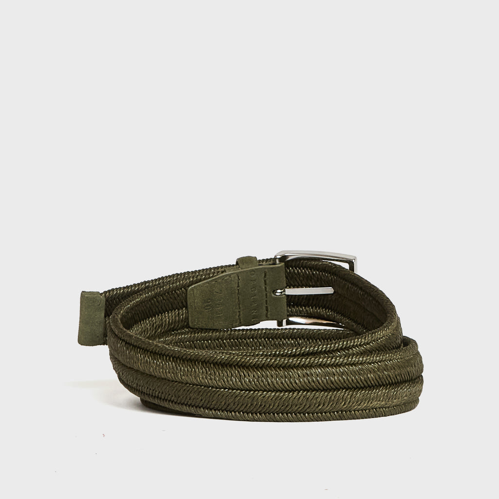 Cintura Elasticizzata Rope Elast In Lino