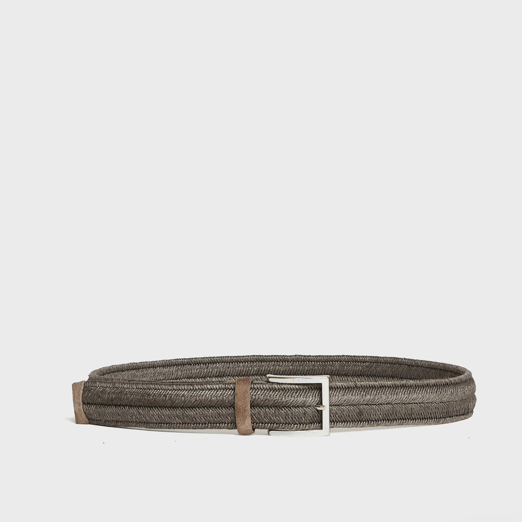 Cintura Elasticizzata Rope Elast In Lino