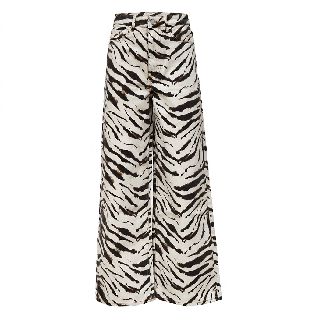 Print Denim Lari Jeans