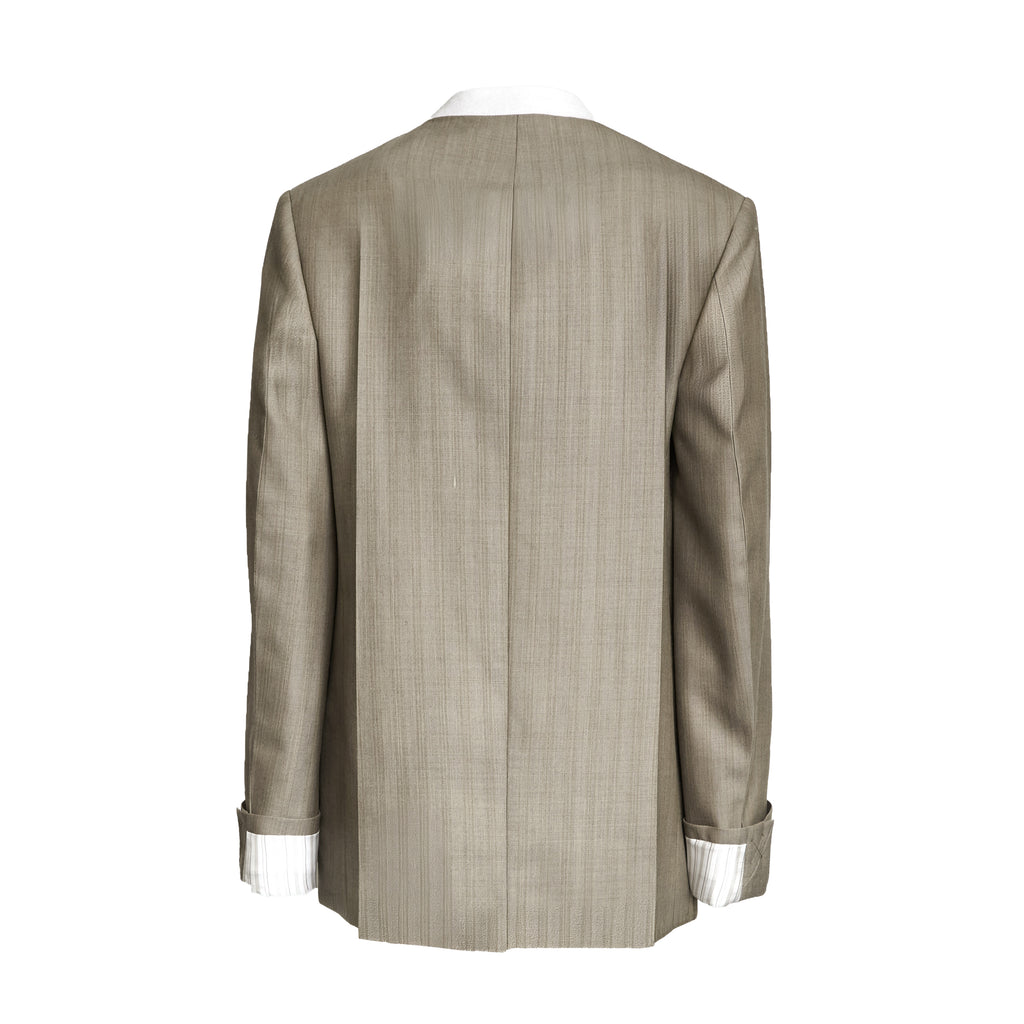 Collarless Jacket
