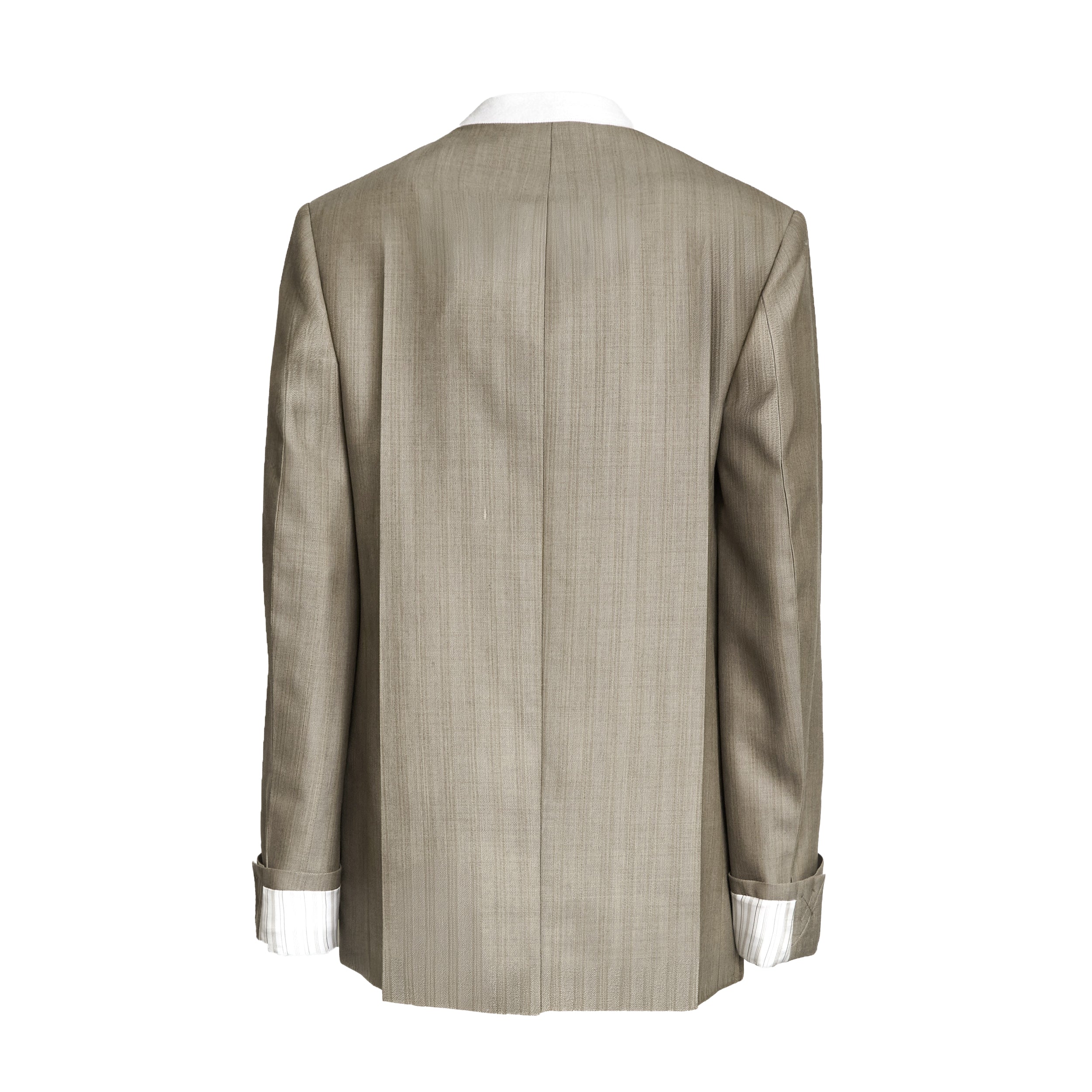 Collarless Jacket