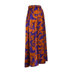 Soni Abstract Floral Print Skirt