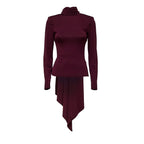 Morena Long-Sleeved Scarf Top