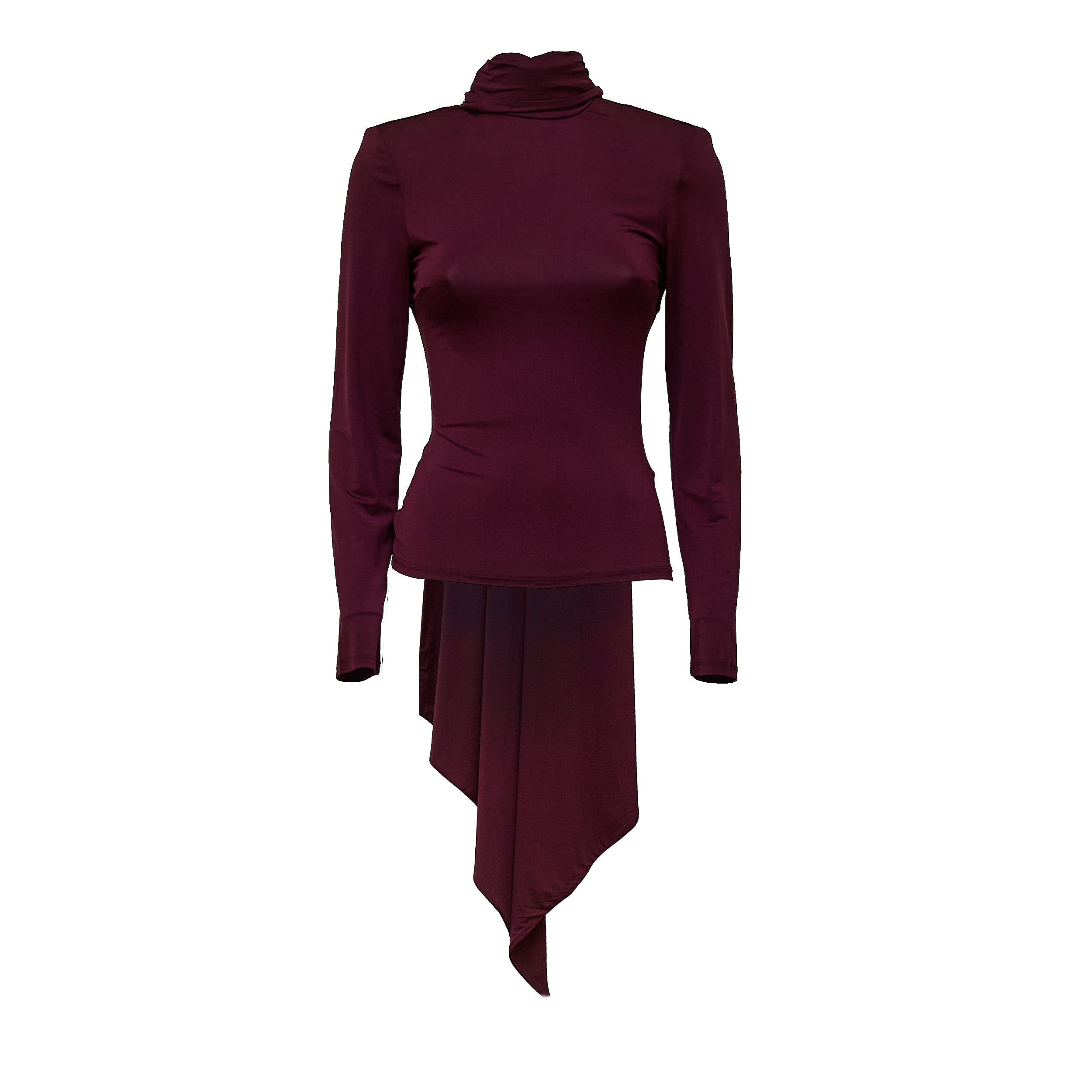 Morena Long-Sleeved Scarf Top