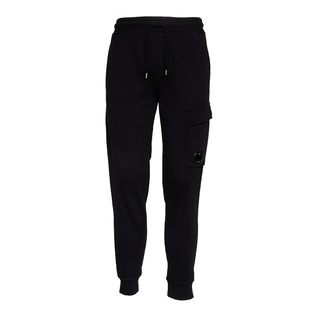 Cotton Diagonal Fleece Lens Sweatpants