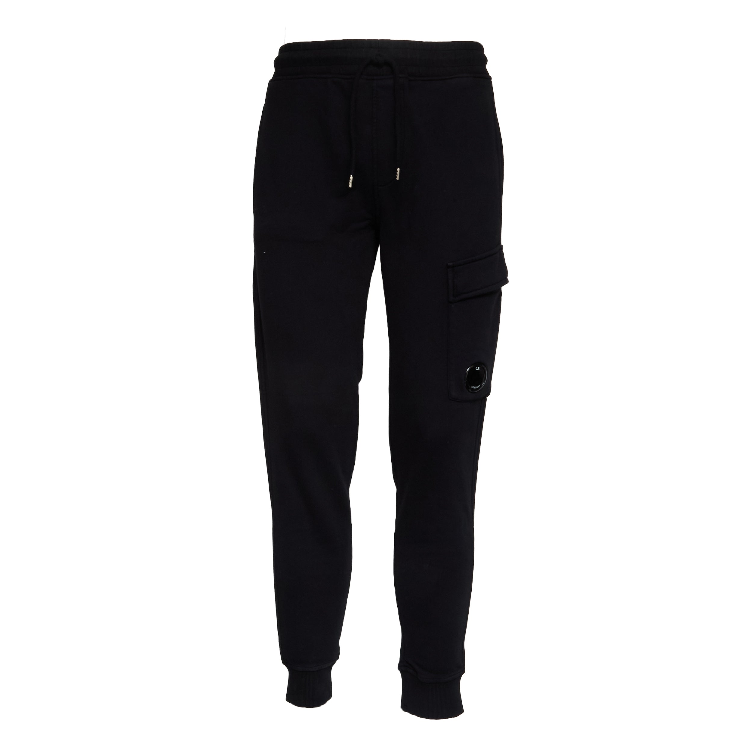 Cotton Diagonal Fleece Lens Sweatpants