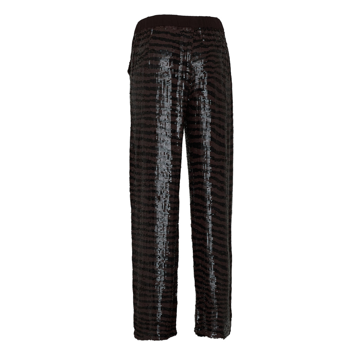 Pantaloni Full Paillettes Zebra